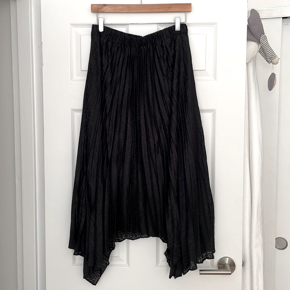 The Kooples Pleated Maxi Skirt